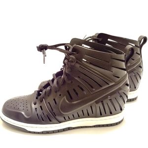 Nike Joli Sky Hi Wedge Dunk 2.0 BLK/WHT Sandals